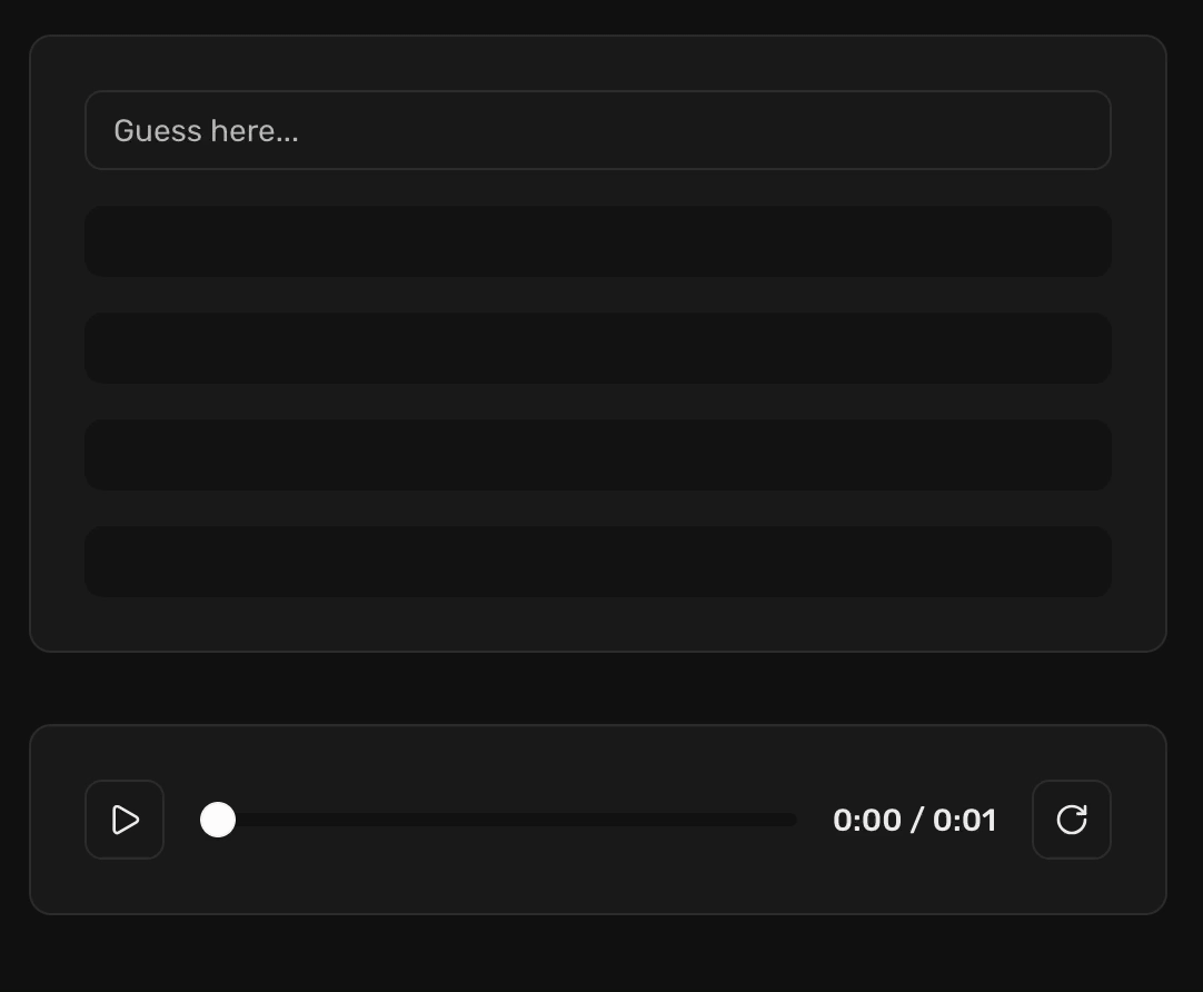 Animation of going through play menu