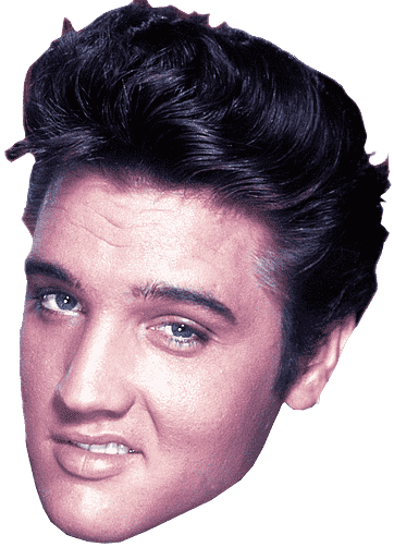 Elvis Presley's face