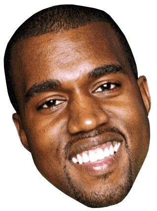 Kanye West's face